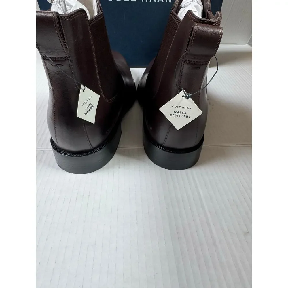 Cole Haan Men's Hawthorne Chelsea dress boot, casual boots, size 11,dark brown